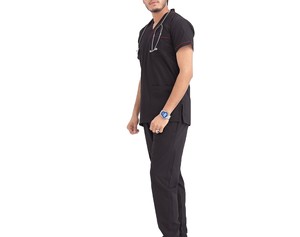 Uniforme Médico Informal para Hombre, Ropa de Calle, Nueva Moda, Color Sólido, Ligero y Cómodo, al Mejor Precio - Product Image 2