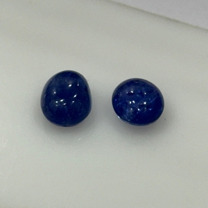 Saphir bleu naturel transparent, cabochons à dos plat en forme de pain de sucre, formes variées, taille libre, saphir birman AAA, pierres précieuses en vrac, vente en gros - Product Image 5