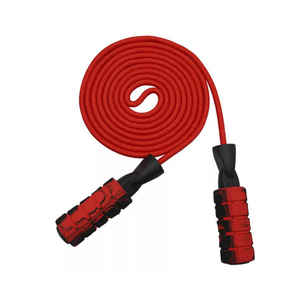 Corde à sauter longue avec poignée en bois pour plusieurs joueurs, avec poids en PP, pour enfants et adultes, fabriquée au Pakistan - Product Image 4