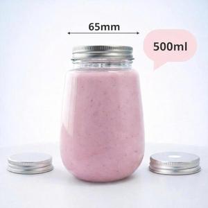 Botella de Bebida de Plástico PET en Forma de U TINH DIEU VIETNAM, con Tapa de Aluminio, Modelo TB500-33, Fabricante Vietnamita, Superventas - Product Image 1