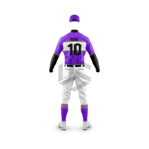 Wholesale Manufacturer's Custom New Design Breathable Plus Size Baseball Jerseys <b>Pants</b> Set Sportswear Uniform 100% Polyester - Product Image 3