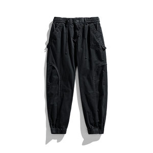 กางเกงขายาวลำลองผู้ชายคุณภาพสูง ผ้าคอร์ดูรอย กันยับ เอวยางยืด ทรงหลวม ขาตรง - Product Image 3