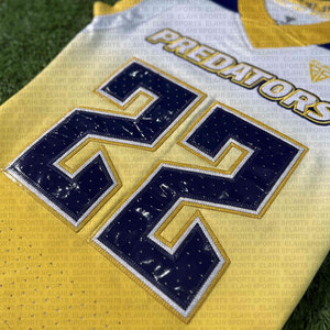 Maillots de football américain avec 7 pantalons de football rembourrés, sublimation et twill avec broderie du nom et du numéro, avec moins de trous. - Product Image 6