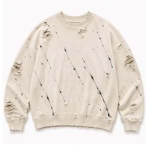 เสื้อสเวตเชิ้ตผู้ชายโลโก้สั่งทำขายส่ง ลดราคา ผลิตจากโรงงาน คุณภาพสูง ผ้าฝ้ายผสม - Product Image 3