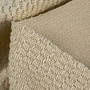 Premium Dyed French Terry <b>Fabric</b> <b>Medium</b> Weight Knitted Rib Solids Absorbent Home Textile Cotton <b>Fabric</b> - Product Image 5