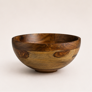 Eco-Friendly Handmade Acacia Wooden Bowl Large Salad Serving Bowl for Farmhouse Kitchen Decoration Bowl In Good Price - Product Image 5