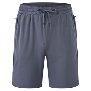 Shorts de sport décontractés pour hommes, été, vente en gros, poches, logo personnalisé, couleur unie, 100% polyester, séchage rapide, pour la gym et l'entraînement - Product Image 5