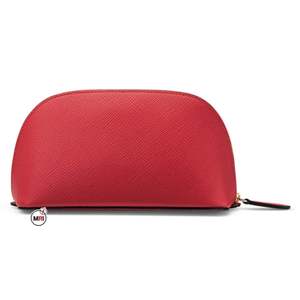 Bolsa de Cosméticos de Alta Calidad para Mujer, con Logotipo Personalizado, Bordado Rosa y Rojo, Cierre de Cremallera, para Uso Diario y Viajes - Product Image 3