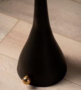 Lampe de table minimaliste en laiton, base ronde en métal doré, décoration intérieure pour la maison, salon, design durable - Product Image 2