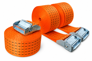 Sangle de fixation à boucle à came 50 mm, 800 kg, en polyester, sans crochet, pour le maintien de charges lourdes sur camions et remorques – Fabricant - Product Image 5