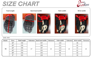 Gants de hockey sur glace de haute qualité, conception personnalisée pour équipe, cuir, polyester, doublure intérieure douce, sangle à boucle auto-agrippante - Product Image 6