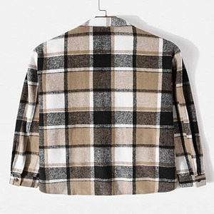 เสื้อเชิ้ตผ้าแฟลนเนลผู้ชายขายดี ดีไซน์ใหม่ล่าสุด ใส่สบาย ระบายอากาศได้ดี ราคาขายส่ง มีหลายขนาดสำหรับผู้ใหญ่ - Product Image 4