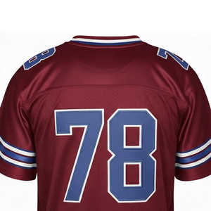 Camiseta de Fútbol Americano para Hombre, 100% Poliéster, Sublimación Personalizada, Transpirable, de Secado Rápido, Impresa y Personalizable, Superventas - Product Image 5