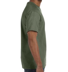 Camiseta Amarilla Premium para Hombre al por Mayor, Cuello Redondo, Manga Corta, Personalizable, Color Amarillo Pastel, Algodón - Product Image 4