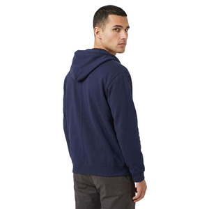 เสื้อฮู้ดซิปเต็มตัวผ้าฝ้ายฟลีซสำหรับผู้ชาย ทรงปกติ สไตล์สตรีทแวร์ โลโก้สั่งทำได้ เชือกผูกฮู้ด ผ้าหนา รับผลิตจำนวนมาก OEM - Product Image 4