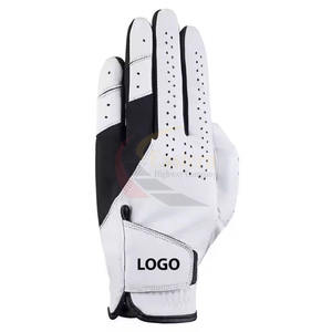 Guantes de Golf de Piel de Oveja Cabretta de Alta Calidad con Logotipo Personalizado, para Mano Izquierda, Cuero Genuino, Protección UV, Precio de Fábrica de Lujo - Product Image 3