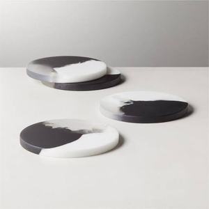 Premium Wooden and Resin <b>Drink</b> <b>Coasters</b> with Heat Resistant Surface and Modern Artistic Design for Dining and Coffee Tables - Product Image 3