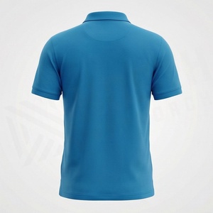 เสื้อโปโลผู้ชายทรงเข้ารูป แขนสั้น ผ้าโพลีเอสเตอร์ สวมใส่สบายๆ สำหรับกอล์ฟ ผ้าฝ้าย ไซส์ใหญ่ สีตามสั่ง - Product Image 2