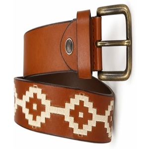 Ceinture en cuir pour équitation et polo, style simple, design classique, facile à nettoyer, accessoire d'équitation durable - Product Image 5