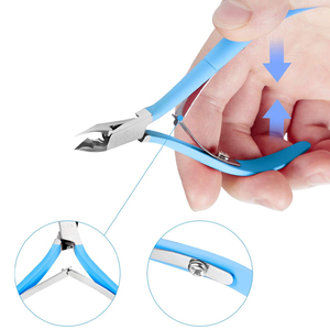 คีมตัดหนังสำหรับดูแลเล็บกรรไกรตัดเล็บทำจากสแตนเลสสีที่กำหนดเอง - Product Image 3