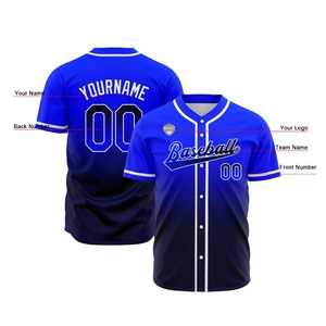 เสื้อเบสบอลแบบสั่งทำพิเศษสำหรับทีม คอวี ปักโลโก้ ชื่อ และหมายเลข ผู้ผลิตและจำหน่าย - Product Image 4