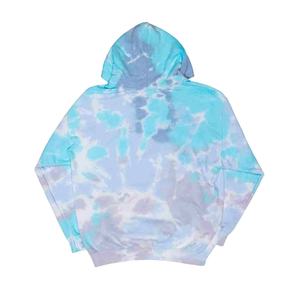 Sweat à capuche tendance pour femme grande taille, style hip-hop urbain, en polaire, avec broderie et strass, manches longues, tie-dye - Product Image 2