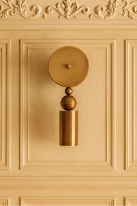 Modern Brass Art Deco Wall <b>Sconce</b> Round Design Handmade Indoor Decor <b>Light</b> Fixture for Home Office Interior Decoration - Product Image 5