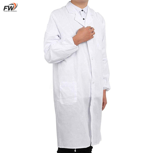 New Fashion Men Lab Coat Medical Scrub Long Sleeves Comfortable Anti Wrinkle Healthcare Lab Coat For Doctors With Custom Options - Product Image 3