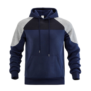 Men’s 100% Cotton Pullover Hoodie Heavyweight Fleece Custom Logo <b>Plain</b> <b>Sweatshirt</b> Casual Streetwear Wholesale - Product Image 2