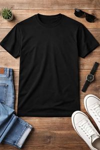 T-shirt intemporel pour femme en Spandex/Polyester à col en V et manches courtes, respirant, au design classique, simple et polyvalent - Product Image 3