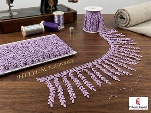 Fabricante de Tela de Encaje con Flecos Personalizados, Encaje de Pestañas, Tela de Encaje para Vestidos de Novia, Proveedor Mayorista - Product Image 3