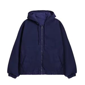 Veste de travail en toile de coton épaisse de haute qualité pour hommes, style vintage, veste courte en coton - Product Image 2