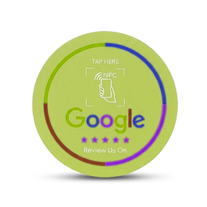 Tarjeta NFC de reseñas de Google, tarjeta inteligente de PVC personalizada OEM con logotipo personalizado y código QR - Product Image 4