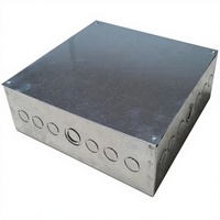Boîtier en tôle inox pour interrupteurs électriques modulaires, traitement de noircissement, dimensions externes personnalisées, boîtiers pour instruments électroniques