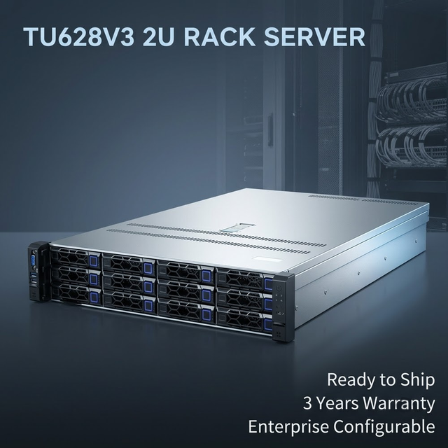 TTY TU628V3 TU628V2 2U Rack Server Dual Intel Xeon 4th 5th Gen Cloud Computing Virtualization Distributed Storage Enterprise