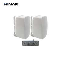 HINAR 600W 2.1 Channel Wall Speaker Set 6.5 Inch Woofer Bluetooth Amplifier Musik Latar Dalam & Luar Ruangan