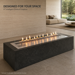 Cheminée intelligente au bioéthanol SXFireplace avec application de contrôle à distance et panneau de commande - Product Image 3
