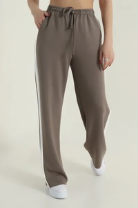 EVER GLOW Custom Right Leg Wholesale Winter Breathable Eco-Friendly Fleece High Waist Quick Dry <b>Harem</b> Fitness Women Pants - Product Image 6