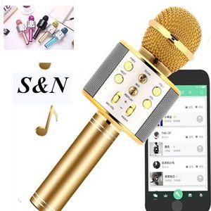 S&N <b>Wireless</b> Microphone WS 858F Bluetooth Karaoke <b>Mic</b> Portable Singing <b>Mic</b> For Party Home Use - Product Image 4