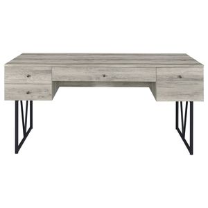 Escritorio para computadora con 4 cajones Sonoma Grey Driftwood - Product Image 3