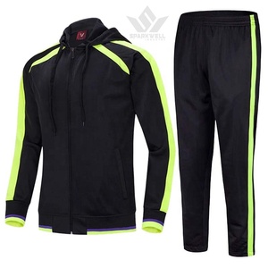 Men's Blue <b>White</b> Solid Hooded Tracksuit Set Full Zip Hoodie <b>Jogger</b> Pants Side Pockets Breathable 100% Cotton Quick Dry Winter - Product Image 6