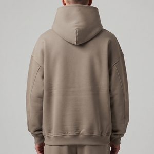Streetwear Bolstr Industry <b>Men</b> Oversized <b>Thermal</b> Waffle Knit Hoodie Relaxed Fit <b>Top</b> - Product Image 2