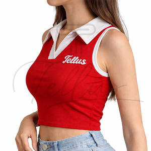 Camisetas Cortas de Alta Calidad al por Mayor para Mujer, Estilo Único, Nueva Moda de Verano, Tops Cortos para Mujer - Product Image 5