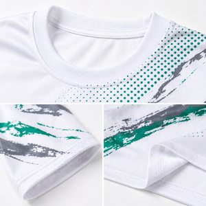 Camiseta de Hombre, Estampada, Lisa, para Sublimación, Unisex, de Poliéster, Blanca, para Verano, Personalizable - Product Image 4