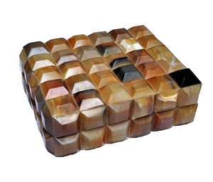 Caja Rectangular Rústica Antigua de Cuerno de Búfalo de ILAHI, Pulida y Ecológica, con Interior Suave para Artículos Delicados, Regalo de Feng Shui, Decoración del Hogar - Product Image 4