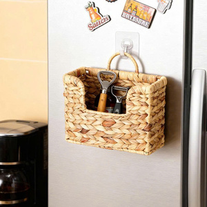 <b>Baskets</b> Seagrass Outdoor Colorful for Sale Laundry Extra <b>Large</b> Woven Hand-Woven Water Hyacinth <b>Storage</b> <b>Basket</b> with Handle - Product Image 3