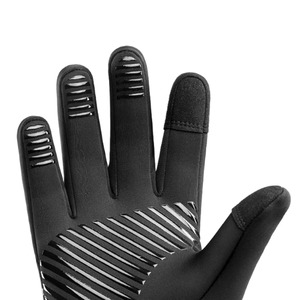 <b>Touchscreen</b> Full Finger Winter Cycling <b>Gloves</b> Thermal Waterproof Windproof Warm Lightweight Polyester Unisex Hand Grips Ski Bike - Product Image 5