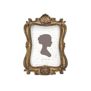 Mini Brass Photo <b>Frame</b> <b>Vintage</b> Tabletop <b>Picture</b> <b>Frame</b> Decorative Small Brass Photo Display <b>Frame</b> for Home Office Bedroom Living - Product Image 4