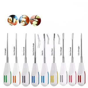 ชุดอุปกรณ์ถอนฟันแบบ Luxating 9 ชิ้น ด้ามจับพลาสติกน้ำหนักเบา โดย Bone Bridge Instruments - Product Image 4