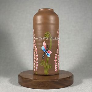Florero Metálico Grande con Diseño Floral de Mariposas Pintado a Mano, Centro de Mesa para Hogar, Bodas, Hoteles y Oficinas - Product Image 5